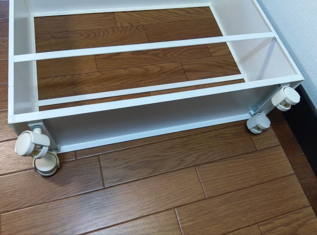 山崎実業 tower ハンドル付 スリムワゴン 3段 キャスターラクラク出入れ