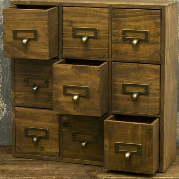 ★ 【Old Wood】★ オールドウッド 9ドロアーBOX★