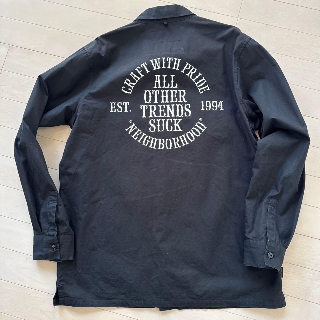 NEIGHBORHOOD ブラック長袖シャツ