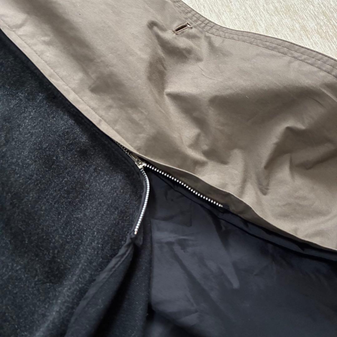 LONDON FOG トレンチコート　ブラウン　オリーブ　ライナー着脱可　美品