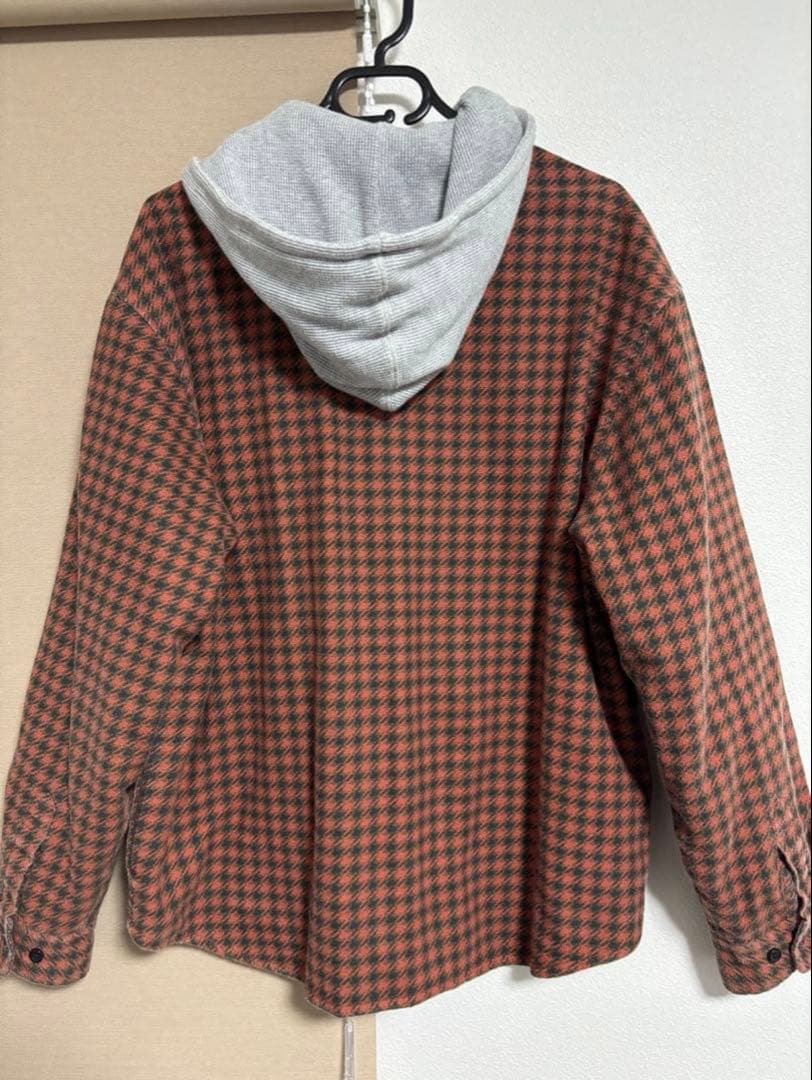 Supreme Flannel Hooded Shirt Sサイズ