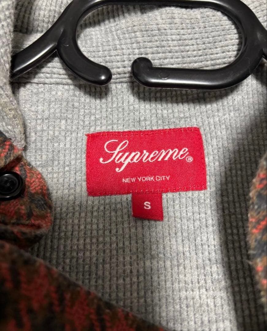 Supreme Flannel Hooded Shirt Sサイズ