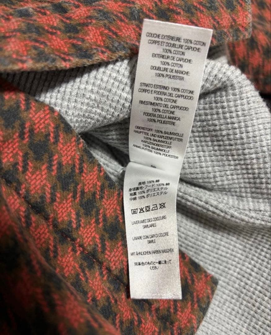 Supreme Flannel Hooded Shirt Sサイズ