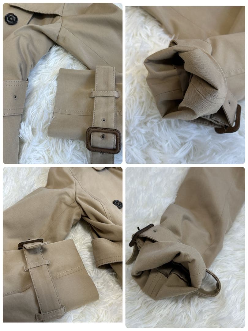 Joys様マッキントッシュ トレンチコート ライナー付き ベージュ ウエスト