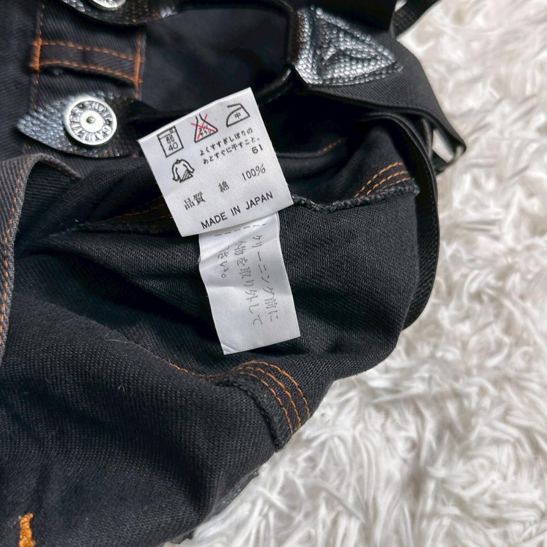 ジャンポールゴルチエ サスペンダー ブラックデニム つなぎ オーバーオール