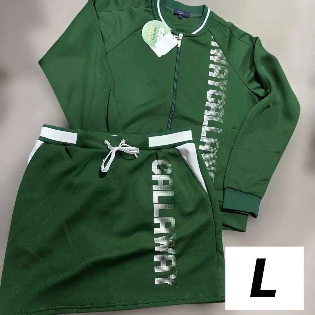 モ*シ様 新品未使用タグ付 キャロウェイ セットアップ グリーン L