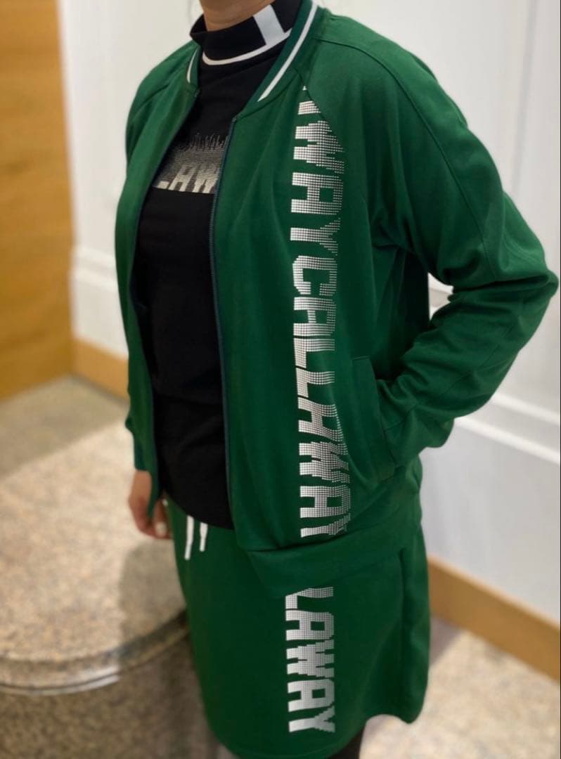 モ*シ様 新品未使用タグ付 キャロウェイ セットアップ グリーン L