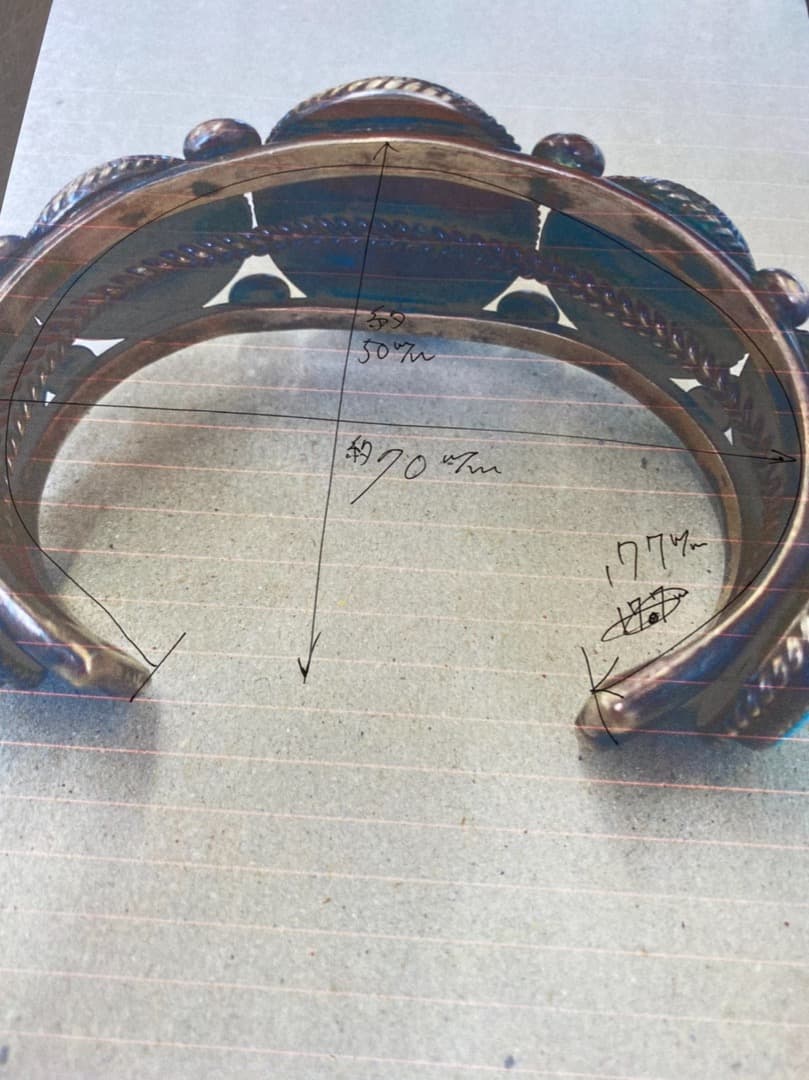 [激レア]Begay作 ナバホ族 インディアン ジュエリー バングル