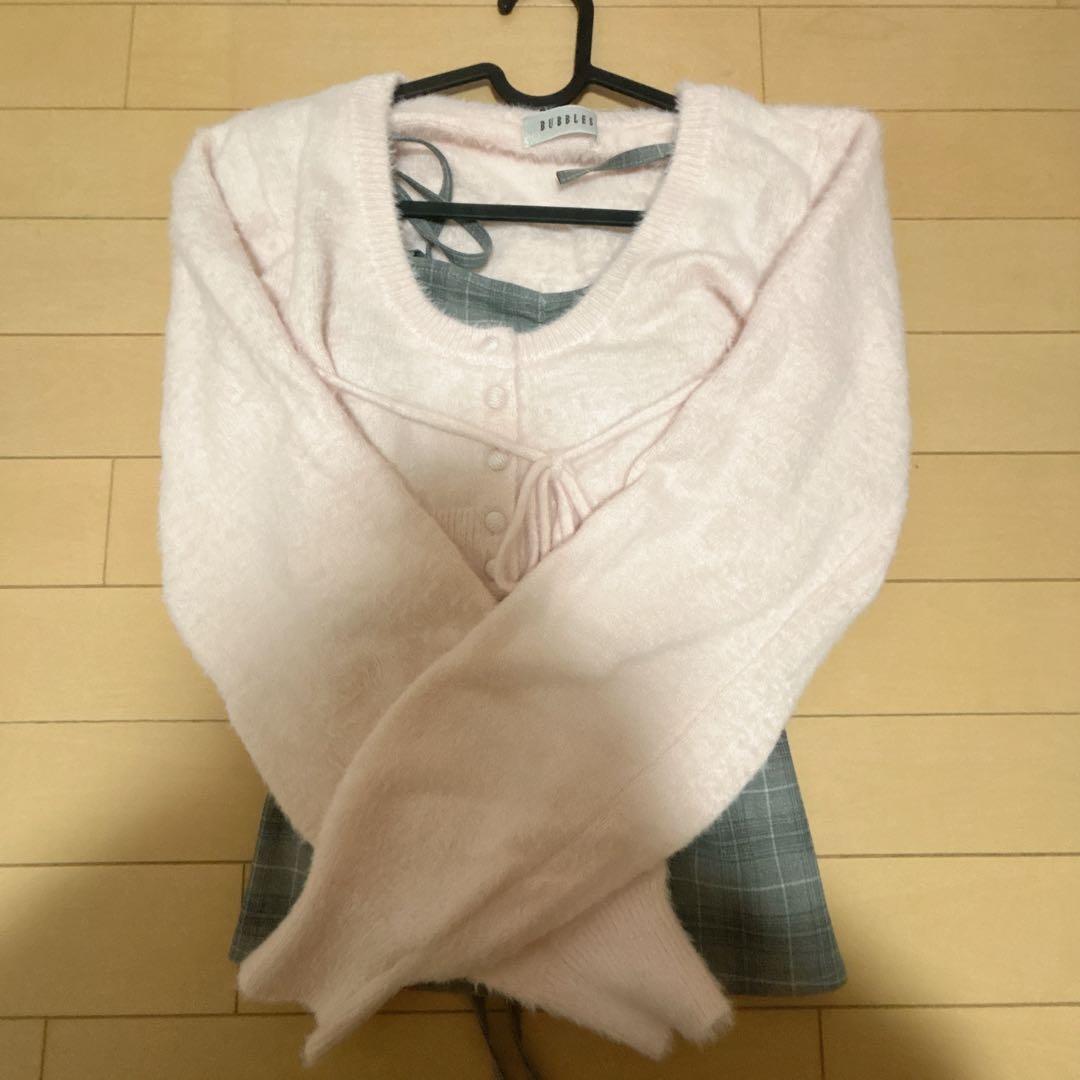 bubbles バブルス チェックリボンアンサンブル