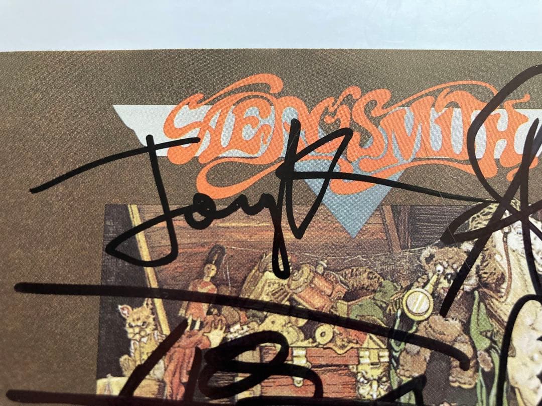 レア　エアロスミス 直筆　サイン　CD aerosmith