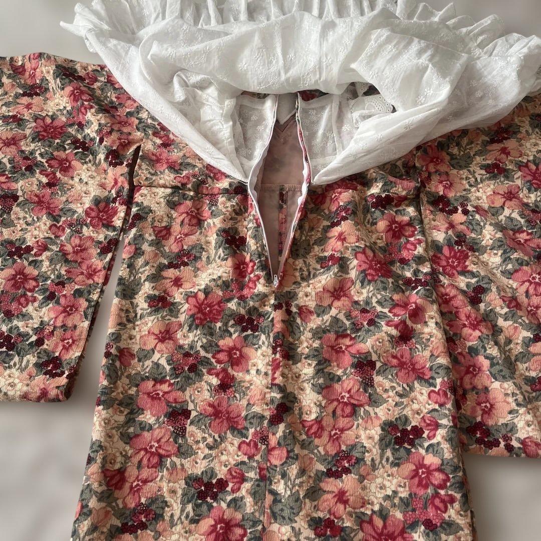 キャサリンコテージ　　アンティークエプロンワンピース着物