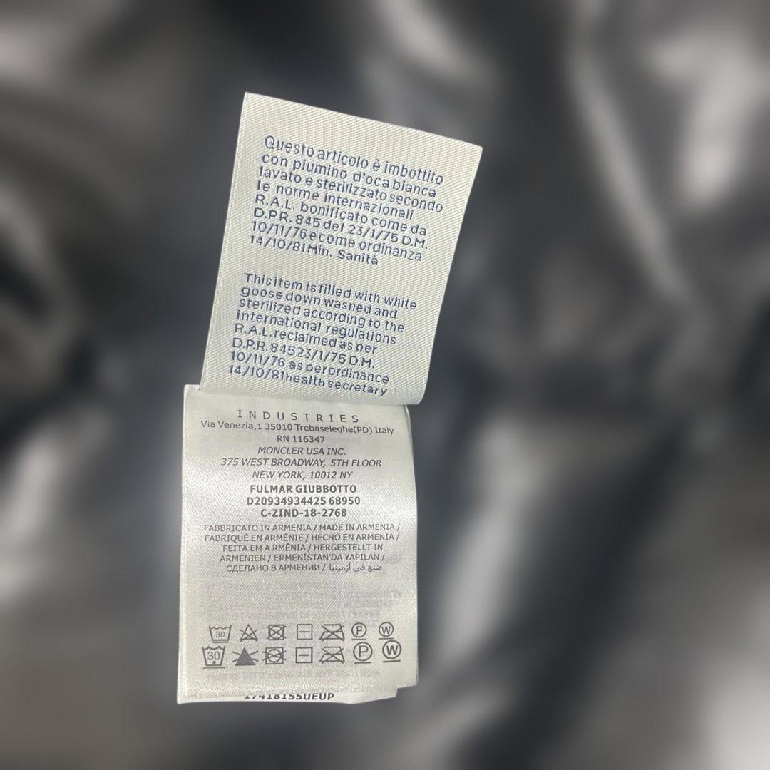美品MONCLER ブラック ロングダウンジャケット01番