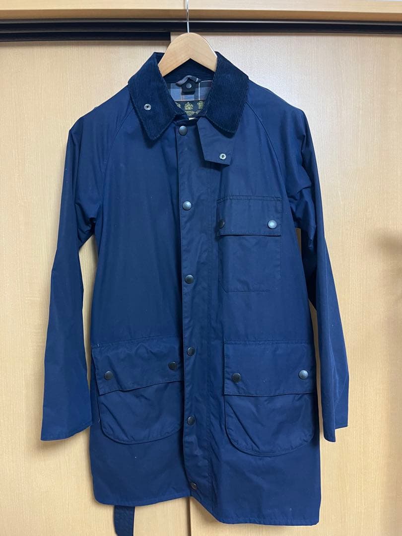 Barbour ソルウェイジッパー　ネイビー 復刻
