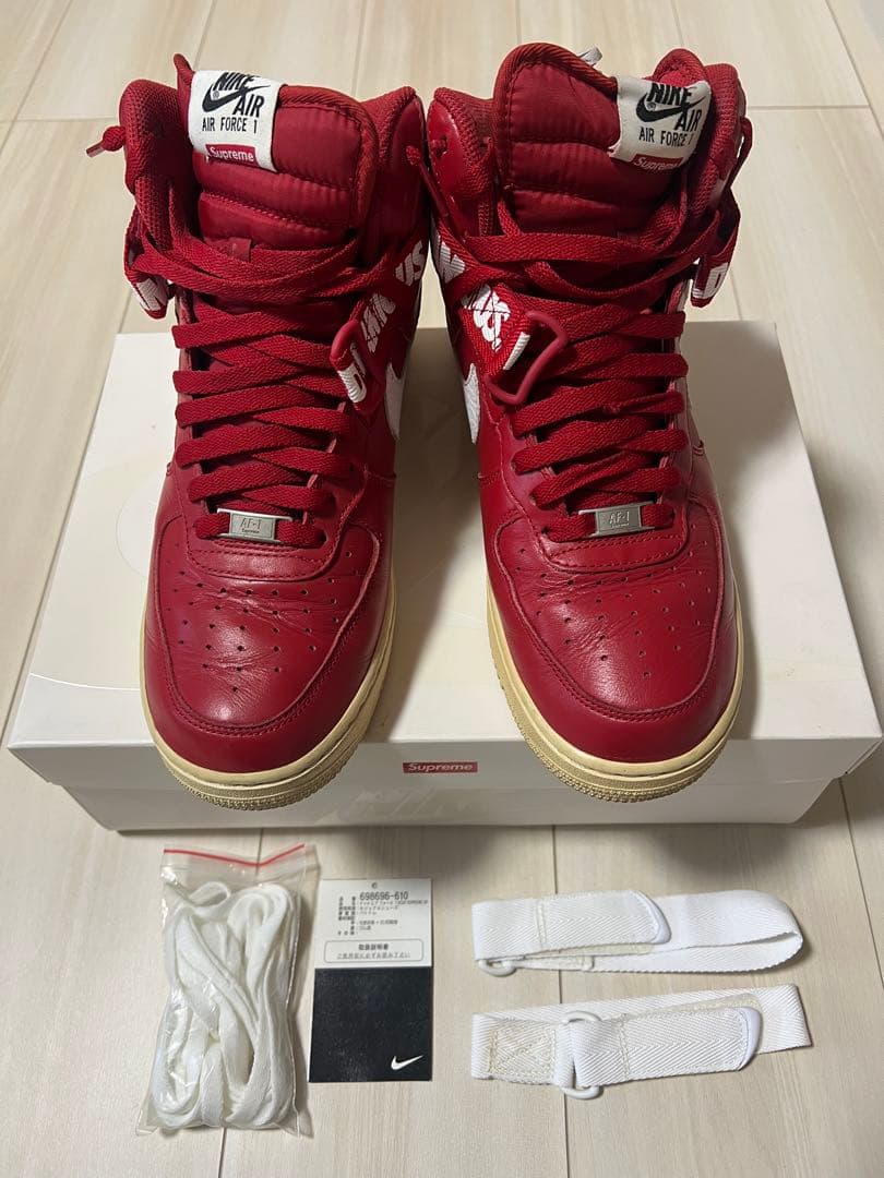 nike air force 1 high supreme sp 94 赤