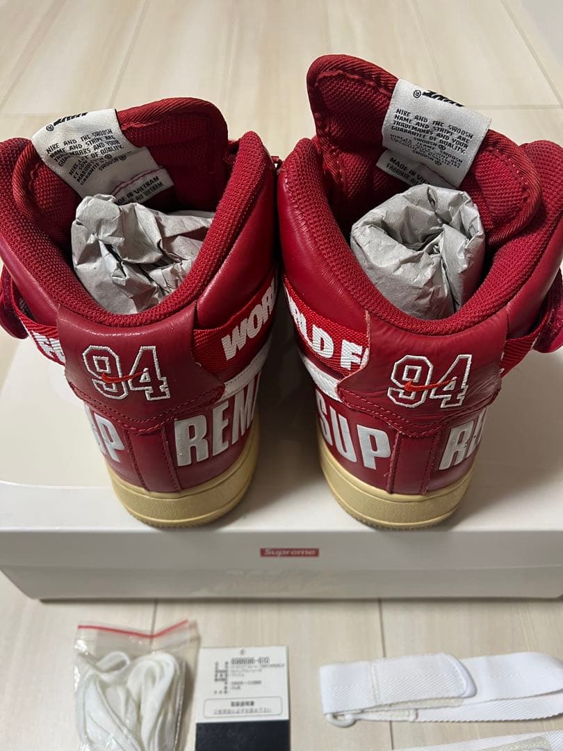 nike air force 1 high supreme sp 94 赤