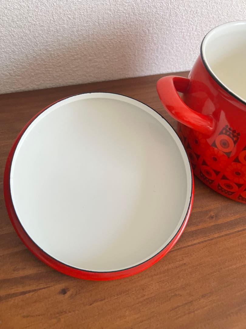 北欧ヴィンテージ　ARABIA/FINEL フィネル　ホーロー鍋