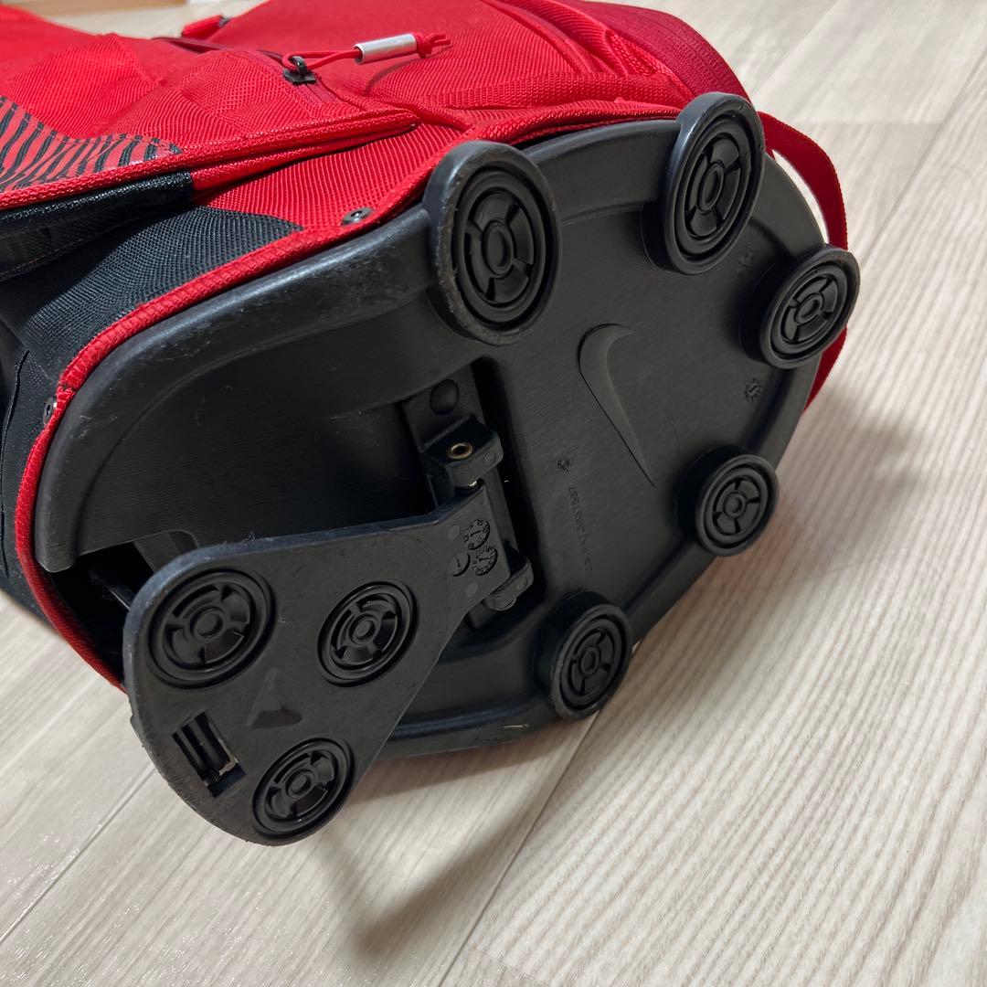 超軽量 NIKE キャディバッグ ゴルフバッグ スタンド 赤