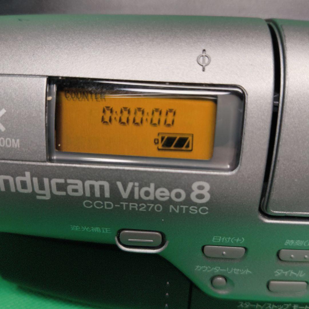 【動作OK】SONY CCD-TR270 Handycam video Hi8