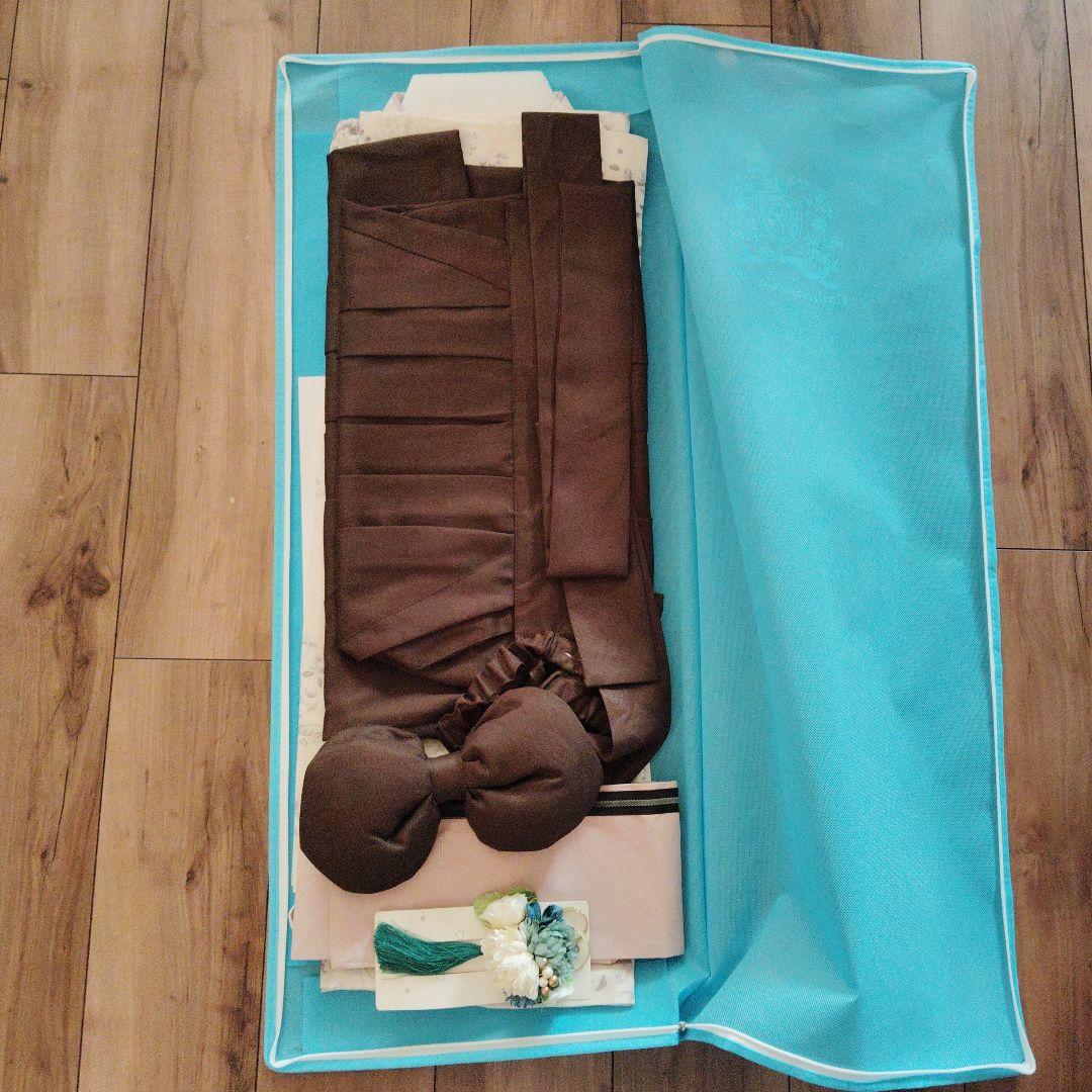 キャサリンコテージ 150cm 袴セット 髪飾り 青色