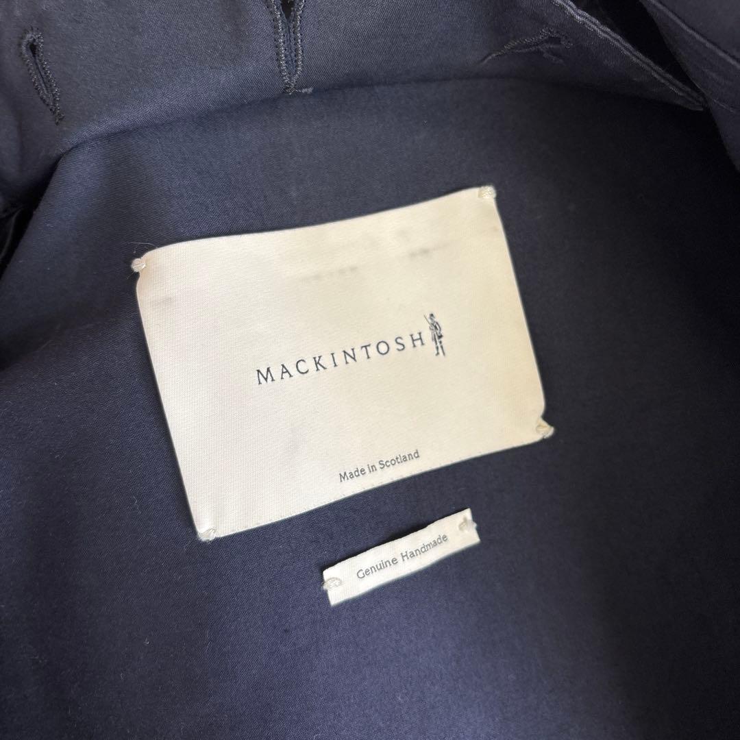 マッキントッシュ ゴム引き ステンカラーコート 36 現行タグ