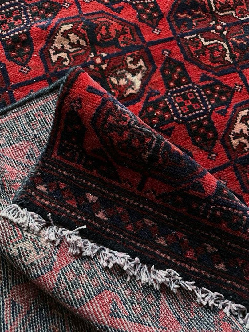 242×142 大判　ヴィンテージラグ　　トルクメンラグ