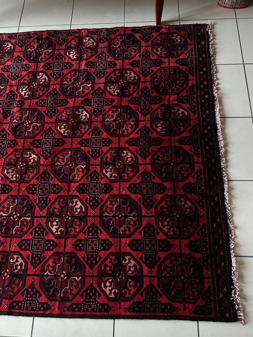 242×142 大判　ヴィンテージラグ　　トルクメンラグ