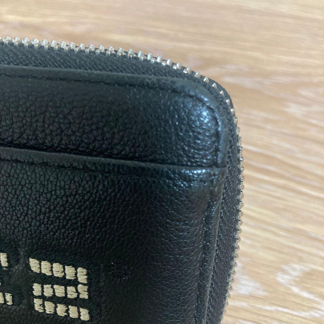 「PEZ×perche×ear」コラボジャバラ折り財布　黒　ペッツ