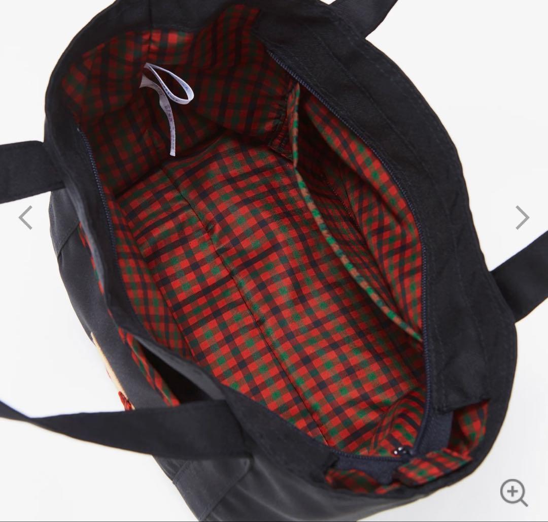 ファミリア　familiar ミニバッグ　ファスナー付き　撥水素材　レッド