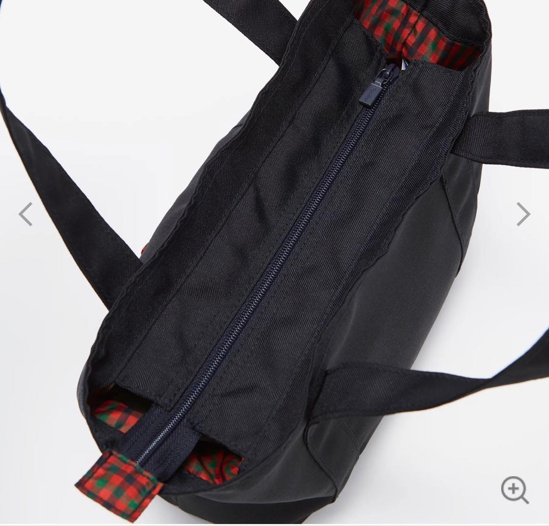 ファミリア　familiar ミニバッグ　ファスナー付き　撥水素材　レッド