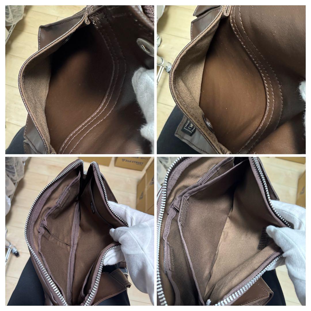 【新品タグ付き】PORTER ポーター フリースタイル ボディバッグ ブラウン