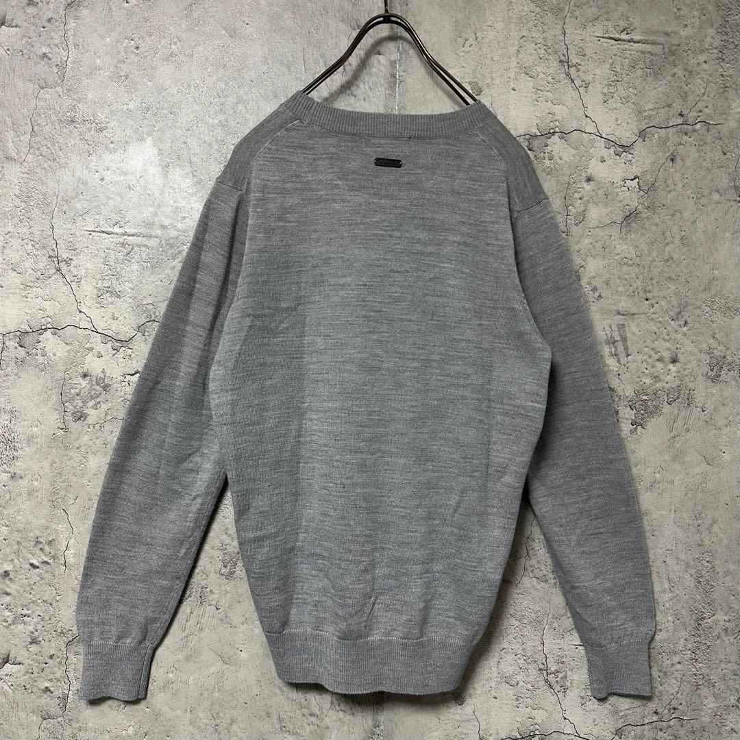 【超人気◎】St ANDREWS　ウールニット　ワッペン　美品　完売モデル◎