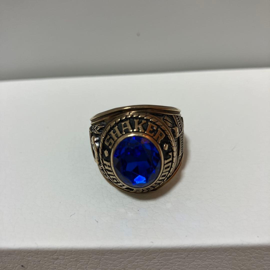 ヴィンテージリング　ジャスティン　スクールリング