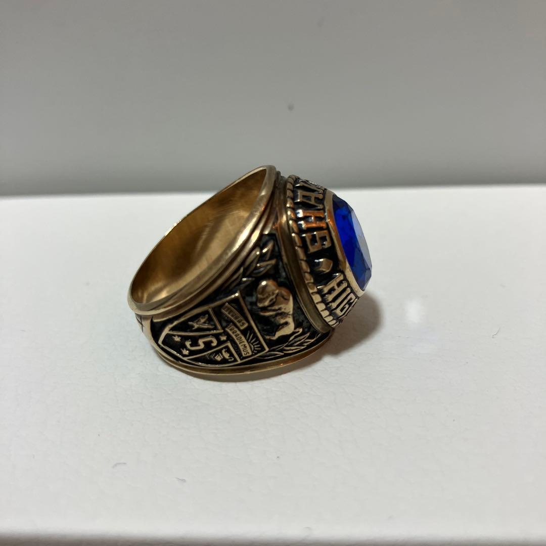 ヴィンテージリング　ジャスティン　スクールリング