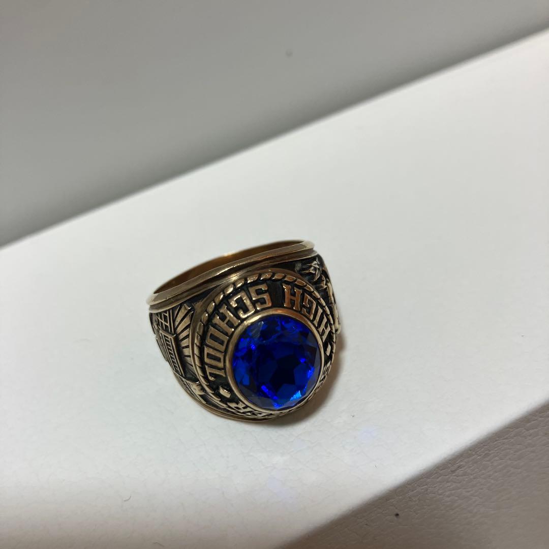 ヴィンテージリング　ジャスティン　スクールリング