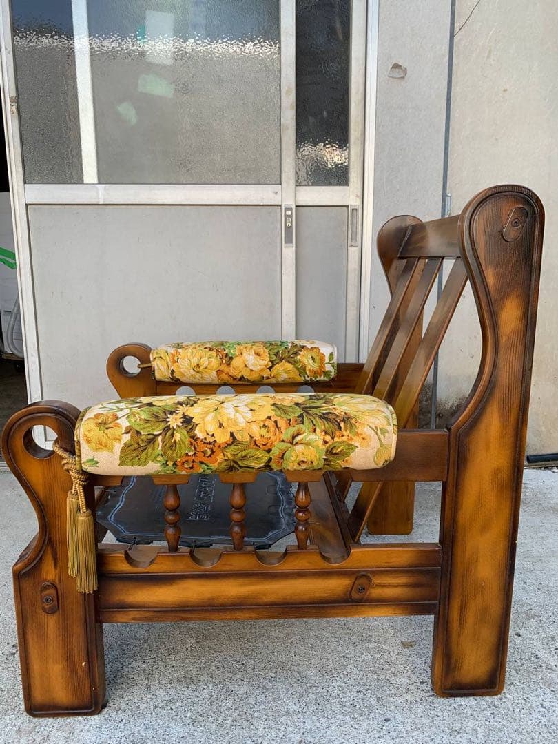 ✅オールド カリモク 一人がけソファ　2脚セット✅送料設置無料