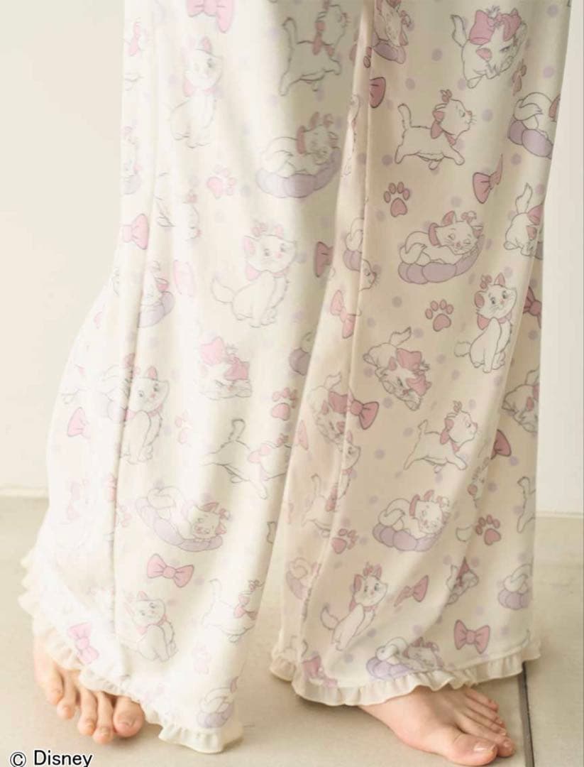 新品スナイデルホーム 上下セットマリー 総柄パジャマシャツ・ロングパンツ