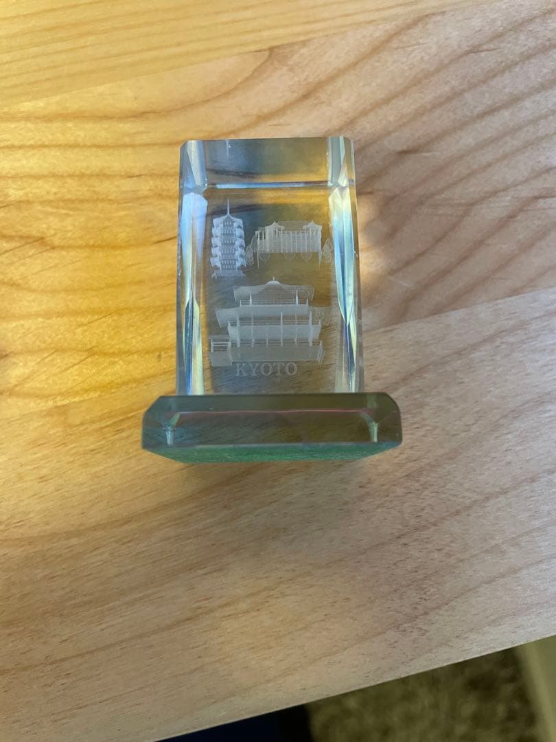 クリスタル置物セット 富士山・京都・恐竜など