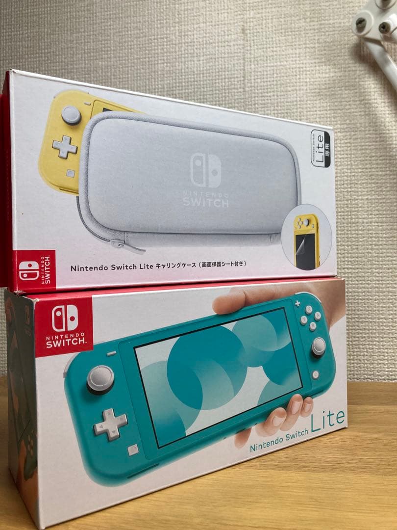 Nintendo Switch Lite ターコイズ 本体 充電器 ケース付き