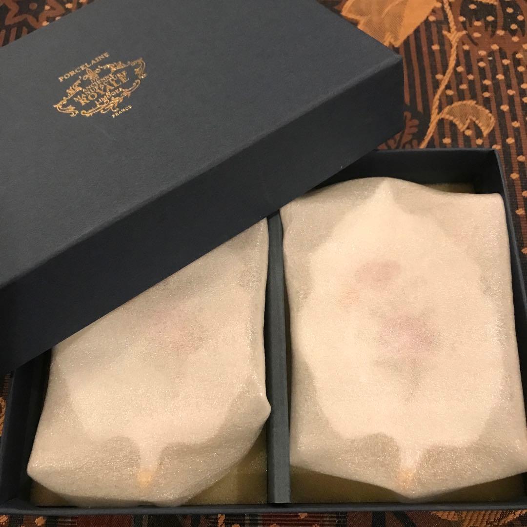 ロイヤルリモージュ☆小皿　ペアセット　新品未使用品‼️