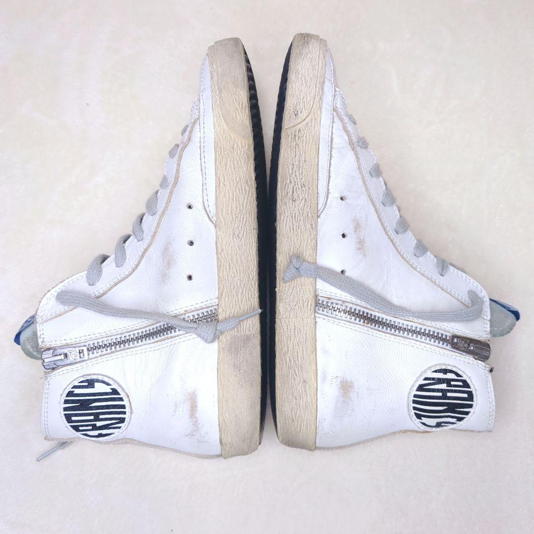 GGDB　ゴールデングース　 FRANCY　ハイカットスニーカー　ホワイト　36