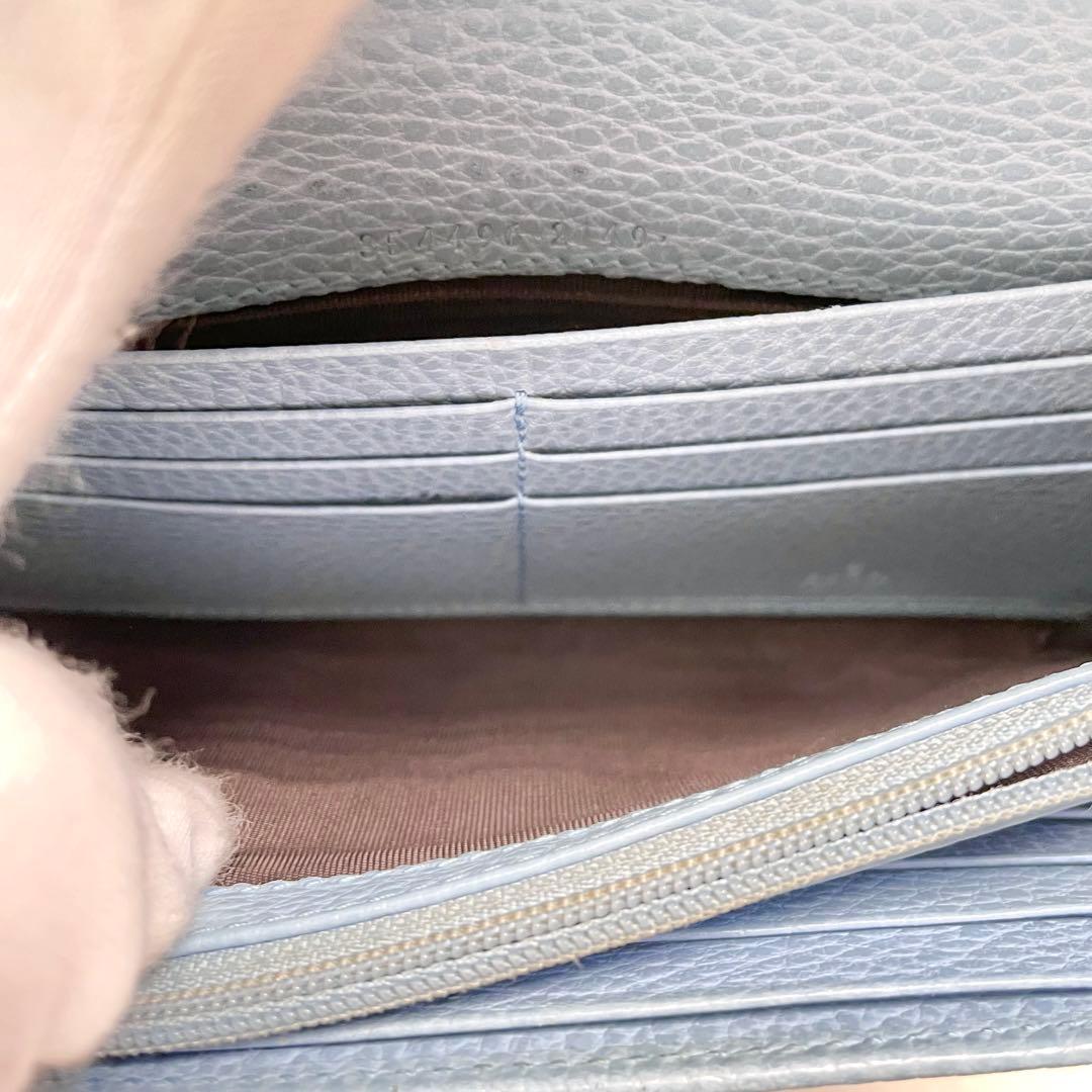 GUCCI グッチ フラップ 長財布　スイング　2つ折り財布　極美品1221-⑥