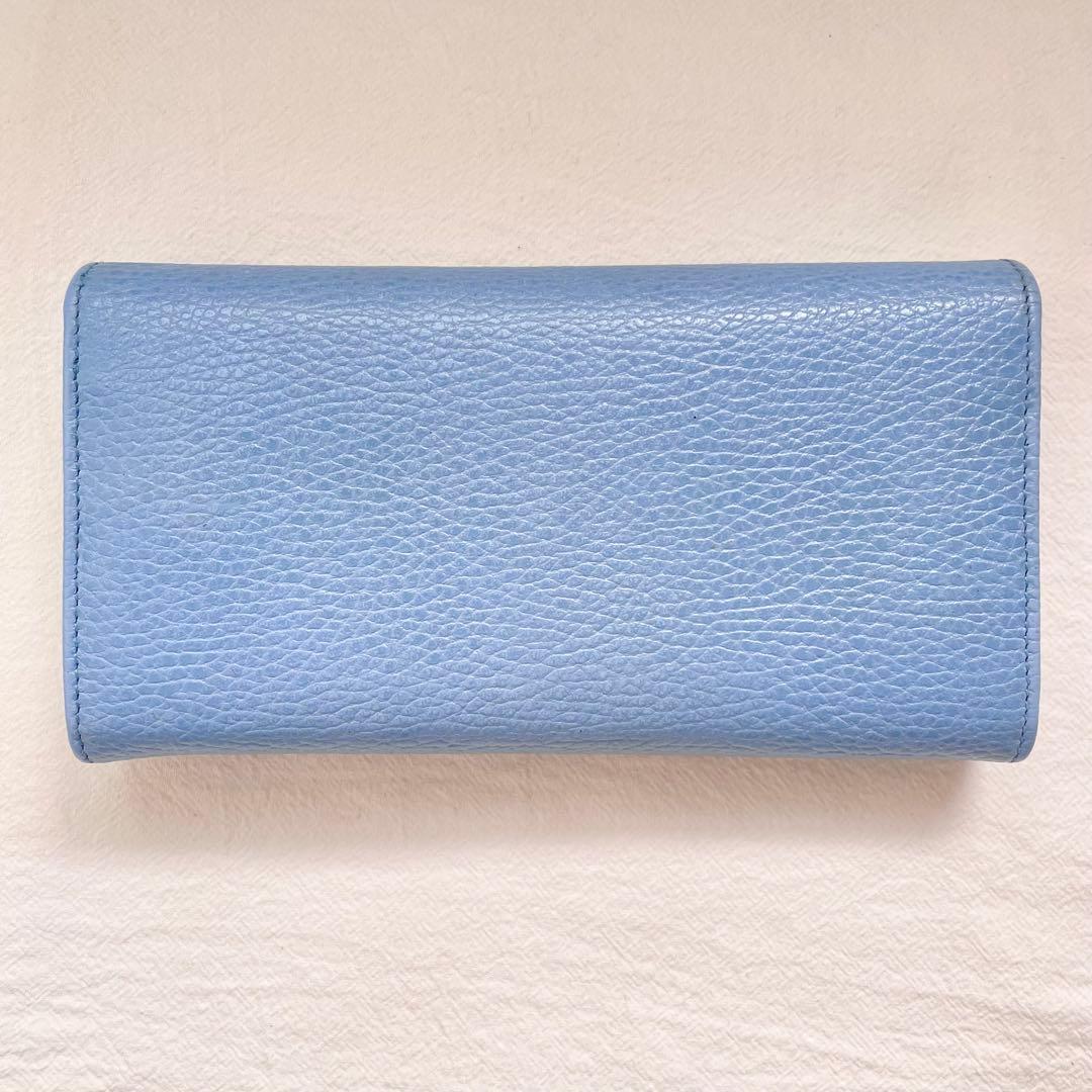 GUCCI グッチ フラップ 長財布　スイング　2つ折り財布　極美品1221-⑥
