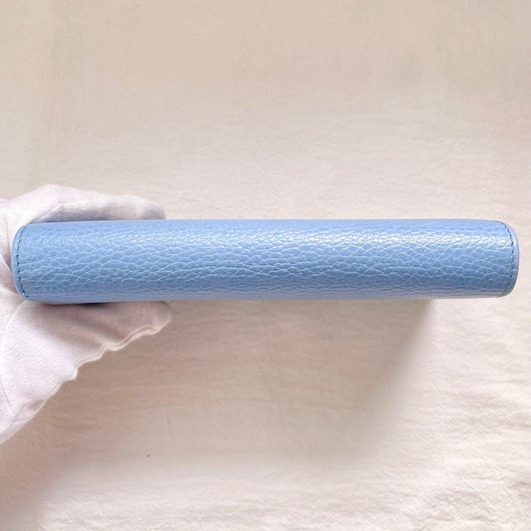 GUCCI グッチ フラップ 長財布　スイング　2つ折り財布　極美品1221-⑥