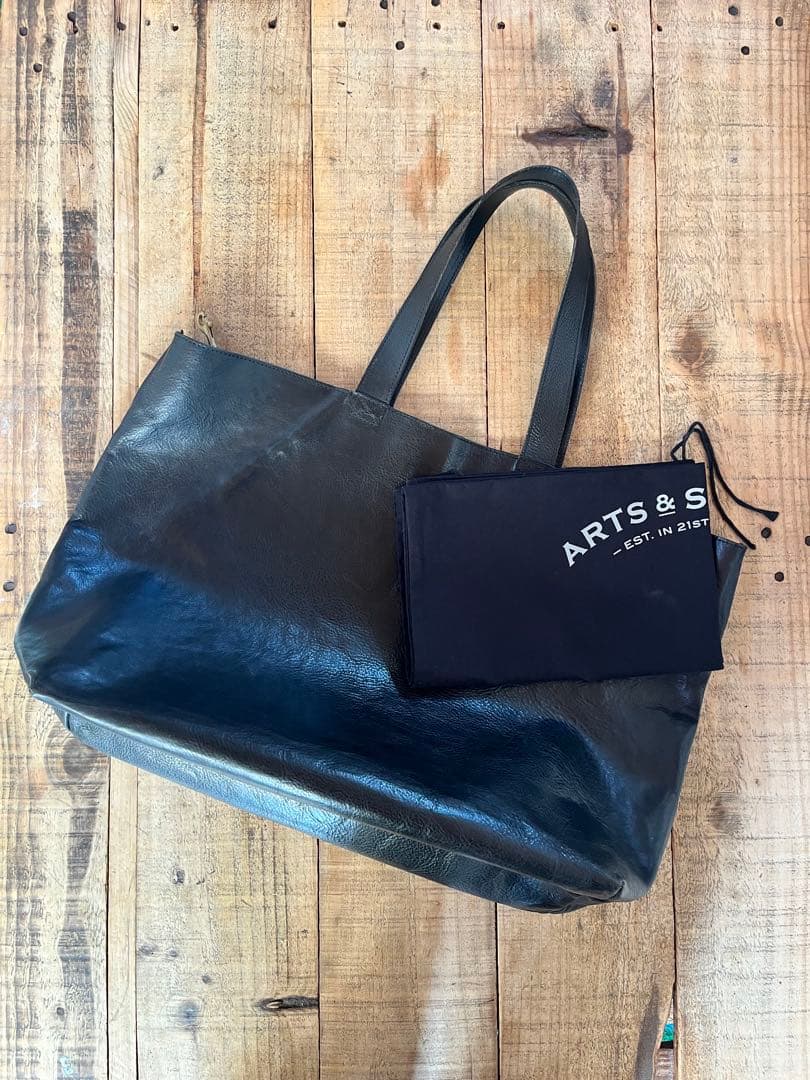 ARTS&SCIENCE レザートートバッグ 大きめユニセックス guidi好き