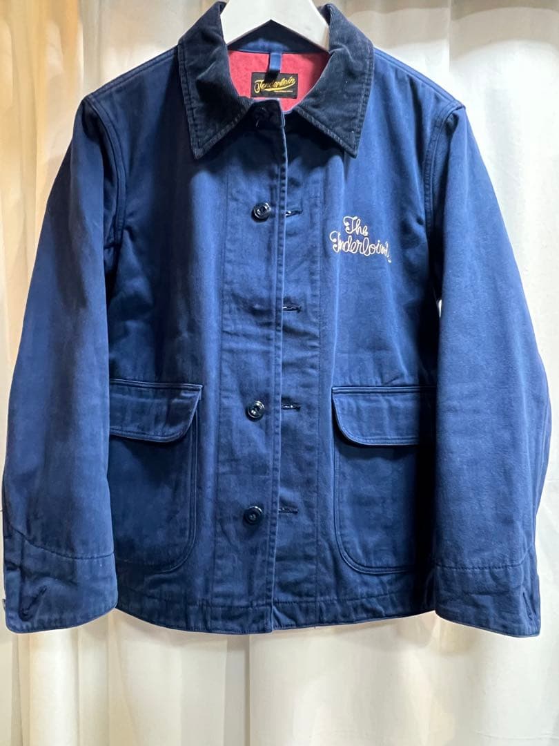 Tenderloin ジャケット ネイビー 襟コーデュロイ