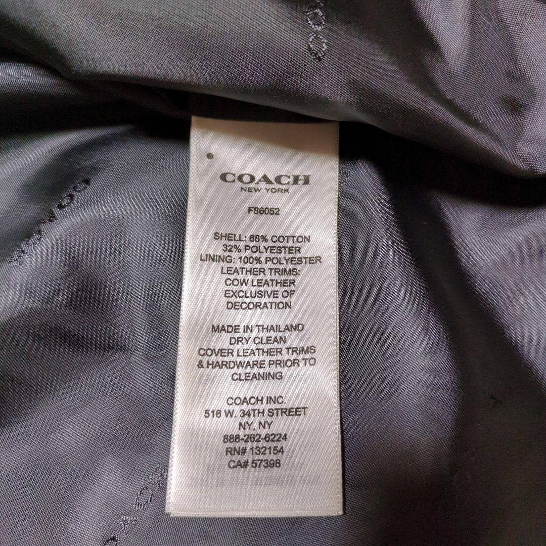 美品！COACH　ロングトレンチコート　ダブル　ネイビー　サイズS　ベルト付き