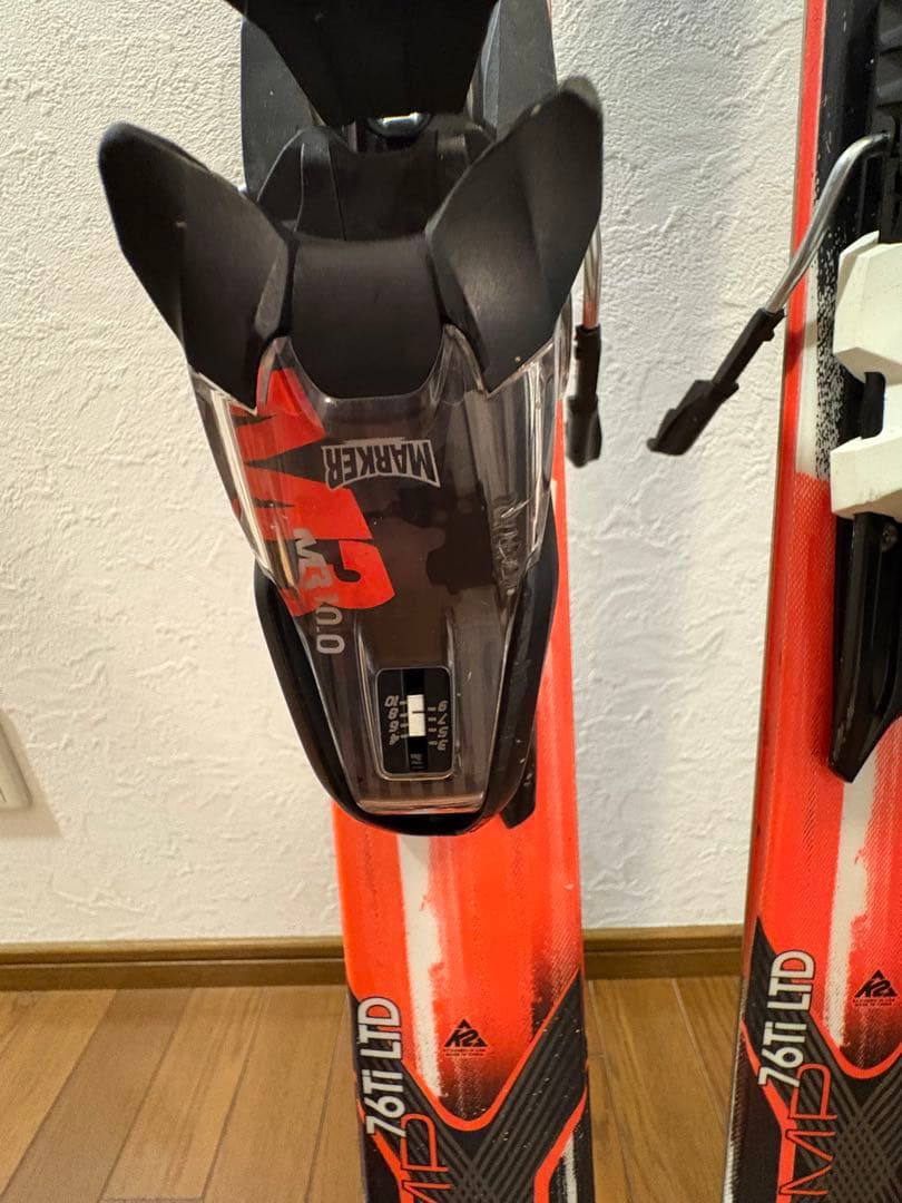 K2 AMP 76 LTD スキー板ビンディング付き初級、中級者用軽量　美品