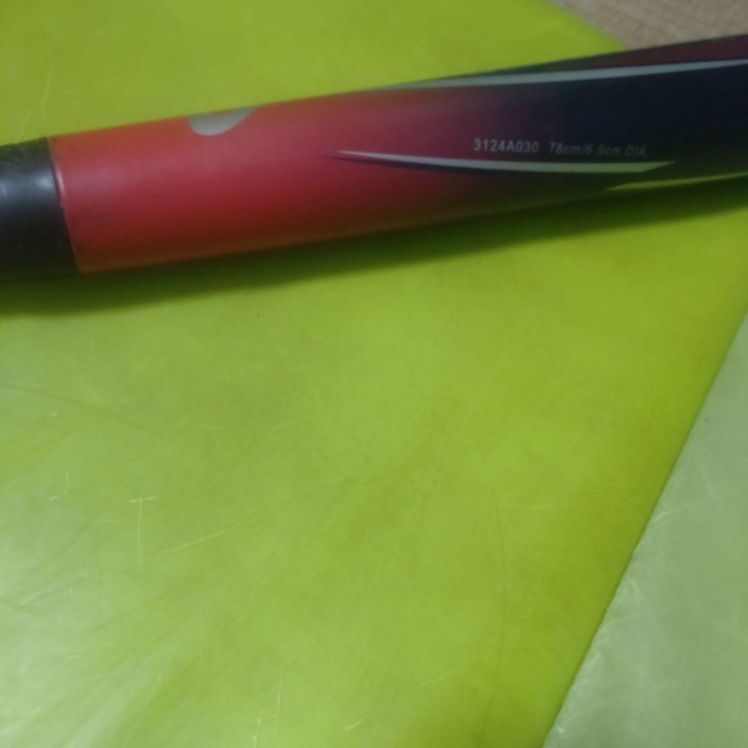 ASICS StarShine 2nd 軟式バット レッド/ブラック