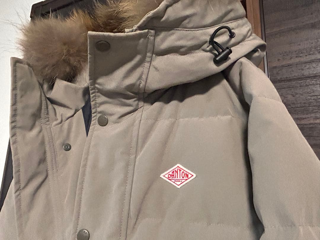 美品！DANTONA ダウンジャケット グレージュ　36