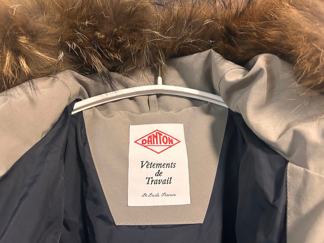 美品！DANTONA ダウンジャケット グレージュ　36
